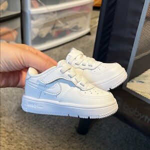 Nike Kids All-White Sneakers